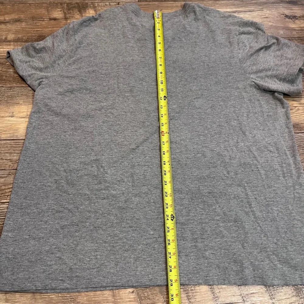 Nike Just Do It Graphic T-Shirt Mens XXL‎ Heather Gray Short Sleeve Crewneck Tee